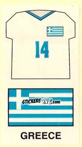 Sticker Greece - Sport Football '94 USA n. 14 - NO EDITOR