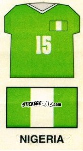 Sticker Nigeria - Sport Football '94 USA n. 15 - NO EDITOR