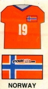 Sticker Norway - Sport Football '94 USA n. 19 - NO EDITOR