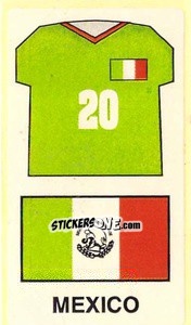 Sticker Mexico - Sport Football '94 USA n. 20 - NO EDITOR