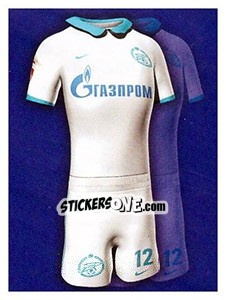 Sticker Гостевая форма - Fc Zenit Saint Petersburg 2010 - Sportssticker