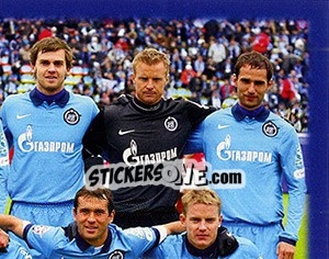 Sticker Командное фото - Fc Zenit Saint Petersburg 2010 - Sportssticker