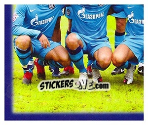 Sticker Командное фото - Fc Zenit Saint Petersburg 2010 n. 6 - Sportssticker