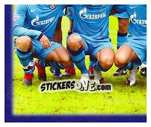 Cromo Командное фото - Fc Zenit Saint Petersburg 2010 - Sportssticker