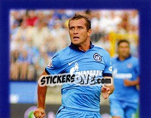 Sticker Александр Кержаков - Fc Zenit Saint Petersburg 2010 n. 80 - Sportssticker