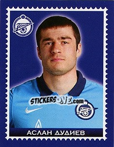 Sticker Аслан Дудиев - Fc Zenit Saint Petersburg 2010 n. 89 - Sportssticker