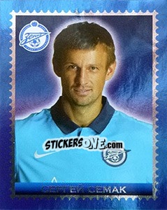 Sticker Сергей Семак - Fc Zenit Saint Petersburg 2010 n. 98 - Sportssticker