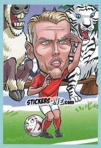 Sticker Simon Kjær - Show Rusija 2018 n. 123 - Talent Show