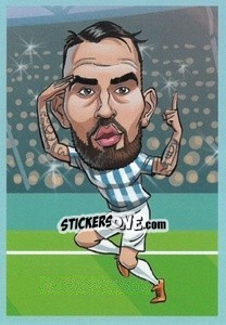 Sticker Nicolás Otamendi - Show Rusija 2018 n. 135 - Talent Show