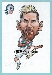 Sticker Lionel Messi - Show Rusija 2018 n. 142 - Talent Show