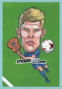 Sticker Jóhann Berg Gudmundsson - Show Rusija 2018 n. 154 - Talent Show