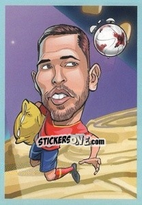 Sticker Jordi Alba - Show Rusija 2018 n. 57 - Talent Show