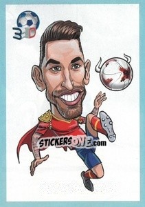 Sticker Sergio Ramos - Show Rusija 2018 n. 58 - Talent Show
