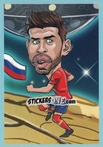 Sticker Gerard Piqué - Show Rusija 2018 n. 59 - Talent Show