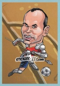 Sticker Andrés Iniesta - Show Rusija 2018 n. 63 - Talent Show
