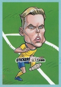 Sticker Sebastian Larsson - Show Rusija 2018 n. 255 - Talent Show