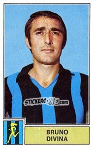 Sticker Bruno Divina - Calciatori 1971-1972 - Panini