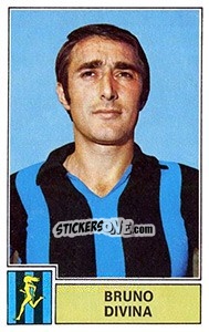 Sticker Bruno Divina - Calciatori 1971-1972 n. 13 - Panini