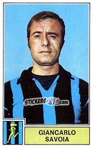 Cromo Giancarlo Savoia - Calciatori 1971-1972 - Panini