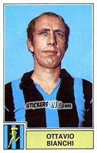 Sticker Ottavio Bianchi - Calciatori 1971-1972 n. 16 - Panini