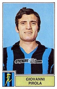Cromo Giovanni Pirola - Calciatori 1971-1972 - Panini