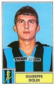 Sticker Giuseppe Doldi - Calciatori 1971-1972 n. 19 - Panini