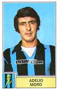 Cromo Adelio Moro - Calciatori 1971-1972 - Panini
