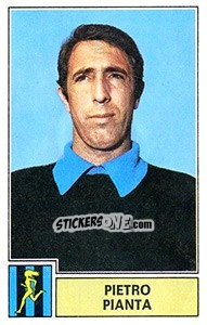 Sticker Pietro Pianta - Calciatori 1971-1972 n. 22 - Panini