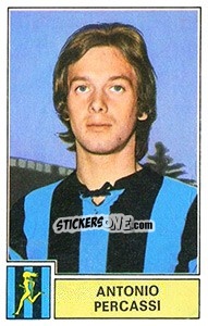 Figurina Antonio Percassi - Calciatori 1971-1972 - Panini