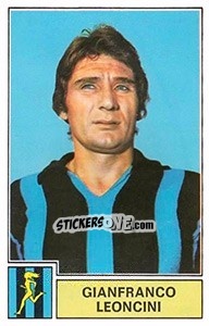 Sticker Gianfranco Leoncini - Calciatori 1971-1972 n. 25 - Panini