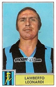 Figurina Lamberto Leonardi - Calciatori 1971-1972 - Panini