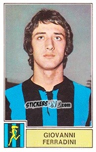 Cromo Giovanni Ferradini - Calciatori 1971-1972 - Panini