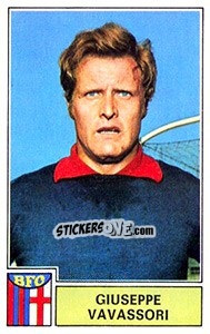 Sticker Giuseppe Vavassori - Calciatori 1971-1972 n. 31 - Panini