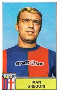 Figurina Ivan Gregori - Calciatori 1971-1972 - Panini