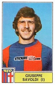 Cromo Giuseppe Savoldi - Calciatori 1971-1972 - Panini