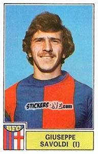 Sticker Giuseppe Savoldi - Calciatori 1971-1972 n. 40 - Panini