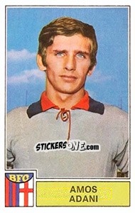 Figurina Amos Adani - Calciatori 1971-1972 - Panini