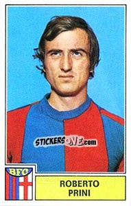 Sticker Roberto Prini - Calciatori 1971-1972 n. 43 - Panini