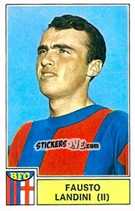 Sticker Fausto Landini - Calciatori 1971-1972 - Panini
