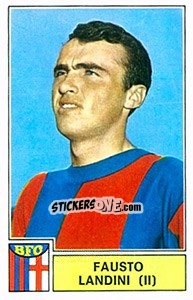Sticker Fausto Landini - Calciatori 1971-1972 n. 47 - Panini