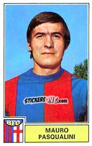 Sticker Mauro Pasqualini - Calciatori 1971-1972 - Panini