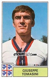 Cromo Giuseppe Tomasini - Calciatori 1971-1972 - Panini