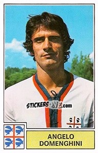 Sticker Angelo Domenghini - Calciatori 1971-1972 - Panini