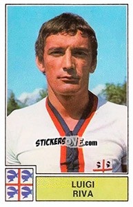Sticker Luigi Riva - Calciatori 1971-1972 - Panini