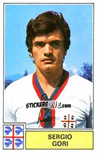 Sticker Sergio Gori - Calciatori 1971-1972 n. 67 - Panini