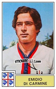 Cromo Emidio Di Carmine - Calciatori 1971-1972 n. 68 - Panini