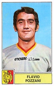 Sticker Flavio Pozzani - Calciatori 1971-1972 - Panini