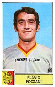 Figurina Flavio Pozzani - Calciatori 1971-1972 - Panini