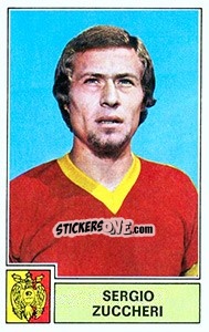 Cromo Sergio Zuccheri - Calciatori 1971-1972 - Panini