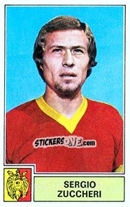 Sticker Sergio Zuccheri - Calciatori 1971-1972 n. 72 - Panini